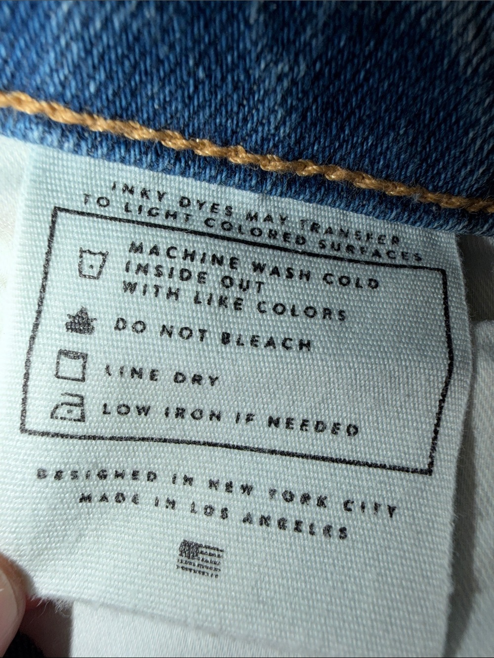 AYR Light Blue Straight Leg Denim Jeans - Picture 6 of 12